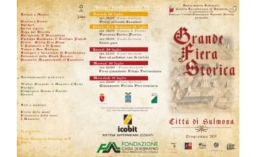 Fiera Storica Città di Sulmona per la Giostra Europea